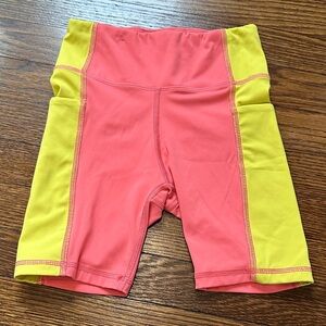 Hanna Andersson Active Colorblock MadeToStretch Biker Shorts